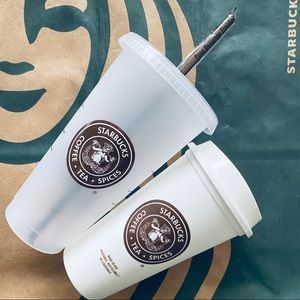 STARBUCKS 🧜‍♀️ Pike Place 2 Reusable Tumblers